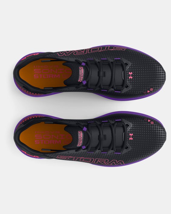 Women's UA HOVR™ Sonic 6 Storm Running Shoes in Black image number 2